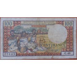 Malagasy 100 Francs 1966 F-