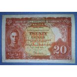 Malaysia 20 Cents 1941 VF-