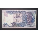 Malaysia 1 Ringgit 1989 UNC