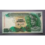 Malaysia 5 Ringgit 1995 UNC