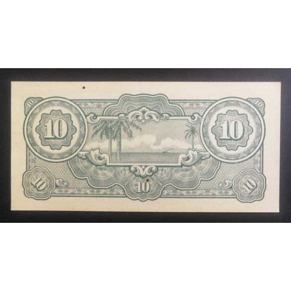 Malaya Japan occupation 10 Dollars 1942 aUnc+