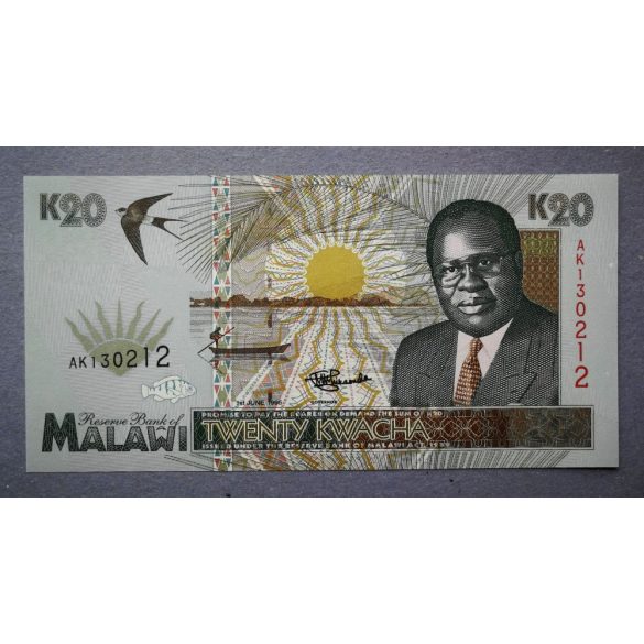 Malawi 20 Kwacha 1995 UNC