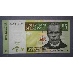 Malawi 5 Kwacha 1997 UNC