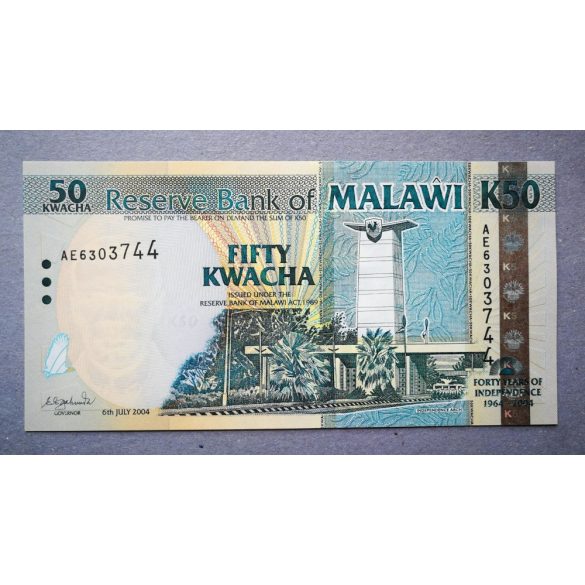 Malawi 50 Kwacha 2004 UNC