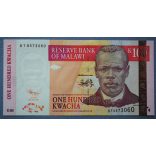 Malawi 100 Kwacha 2011 UNC