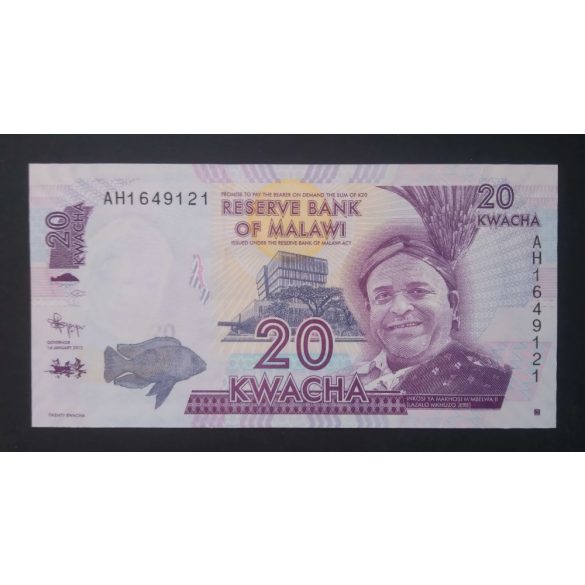 Malawi 20 Kwacha 2012 UNC 