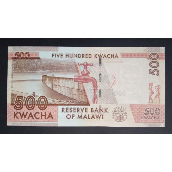 Malawi 500 Kwacha 2014 UNC 