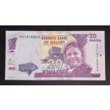 Malawi 20 Kwacha 2015 aUNC