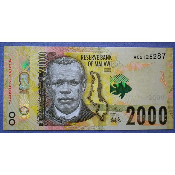 Malawi 2000 Kwacha 2016 UNC