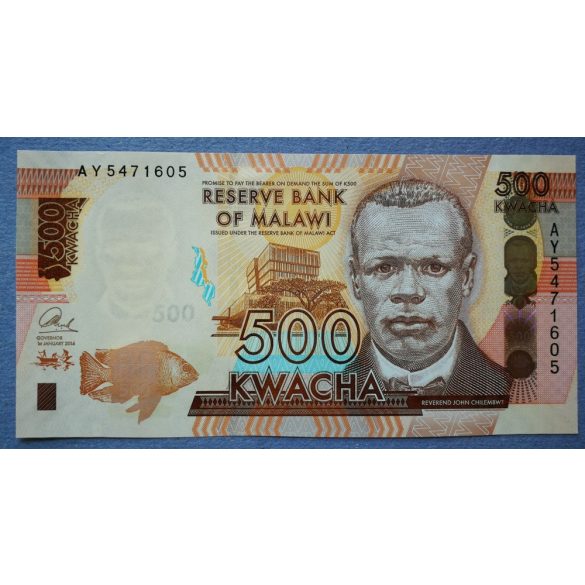 Malawi 500 Kwacha 2016 UNC