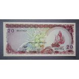 Maldives 20 Rufiyaa 1987 UNC
