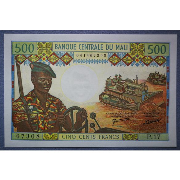 Mali 500 Francs 1973-84 UNC