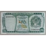 Malta 1 Lira 1973 F