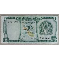 Málta 1 Lira 1973 F