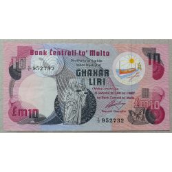 Málta 10 Lira 1979 VF