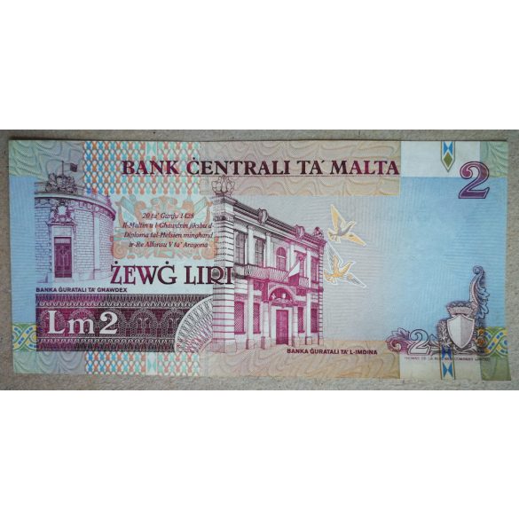 Malta 2 Liri 1994 XF+