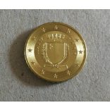 Malta 10 Euro Cent 2008 aUNC+