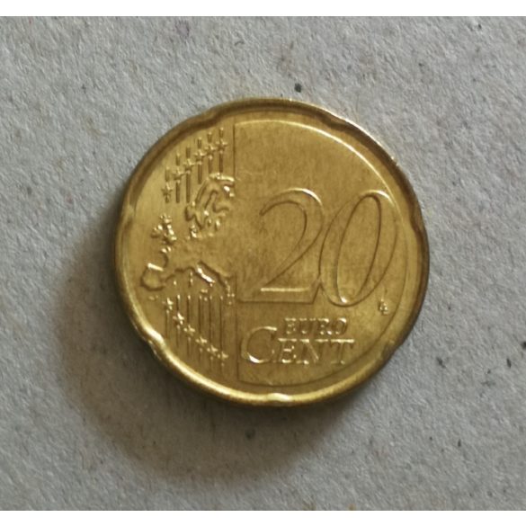 Malta 20 Euro Cent 2008 aUNC+