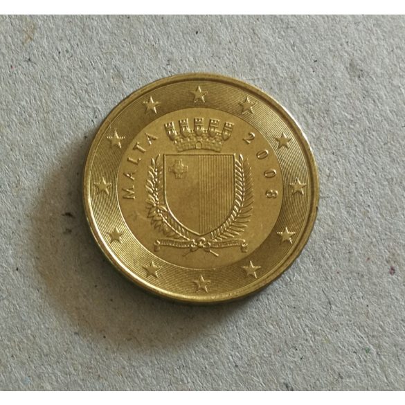 Malta 50 Euro Cent 2008 aUNC+