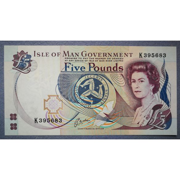 Man-Sziget 5 Pounds 1991 UNC