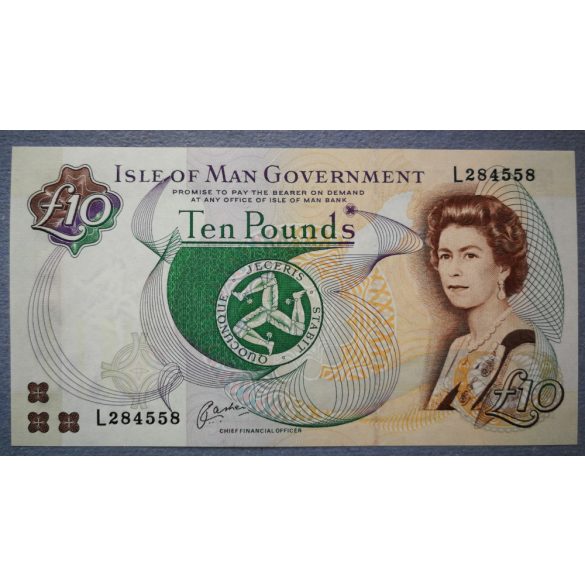 Isle of Man 10 Pounds 1998 UNC