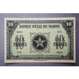Morocco 10 Francs 1944 VF+