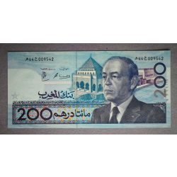 Marokkó 200 Dirhams 1987 Unc