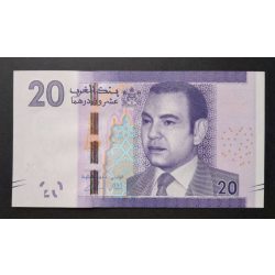 Marokkó 20 Dirhams 2012 Unc 