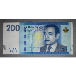 Marokkó 200 Dirhams 2012 Unc