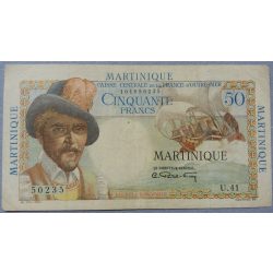 Martinique 50 Francs 1947-49 VF-