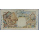 Martinique 50 Francs 1947-49 VF-