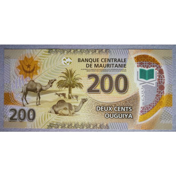 Mauritánia 200 Ouguiya 2017 UNC