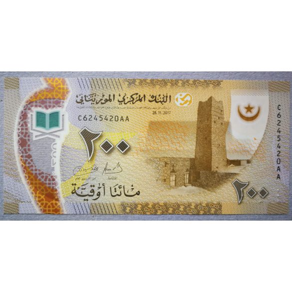 Mauritánia 200 Ouguiya 2017 UNC