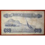 Mauritius 5 Rupees 1967 VG+