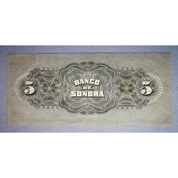 Mexikó 5 pesos 1911 VF+