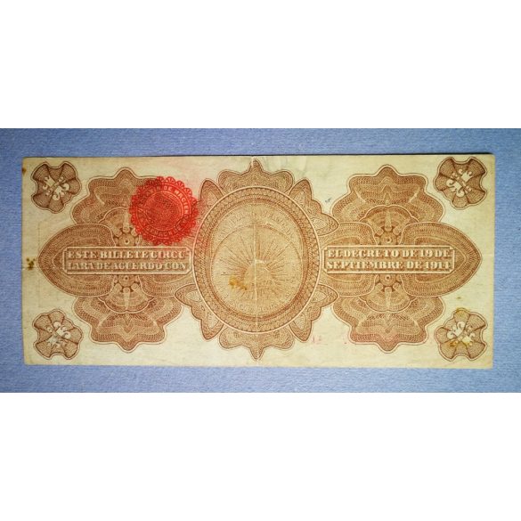 Mexikó 1 peso 1914 VF