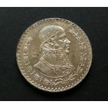 Mexico 1 Peso 1965 16 g silver