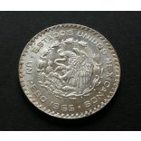 Mexico 1 Peso 1965 16 g silver