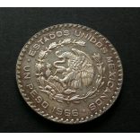 Mexico 1 Peso 1966 16 g silver