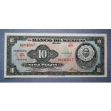 Mexikó 10 pesos 1967 UNC