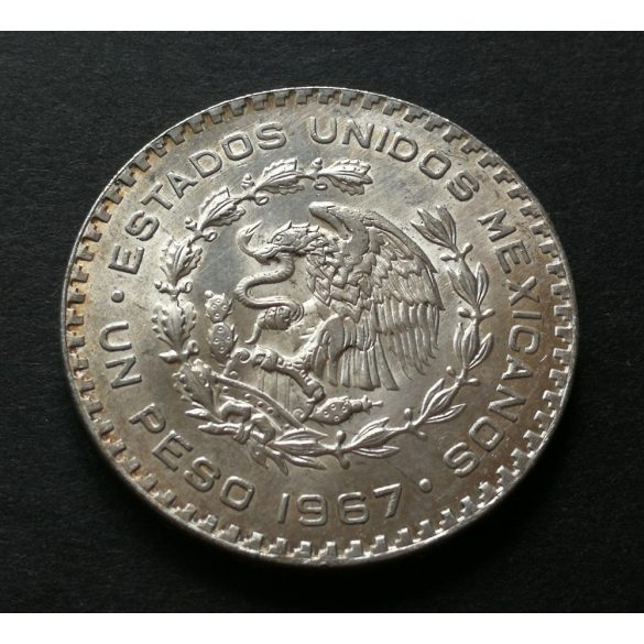 Mexico 1 Peso 1967 16 g silver