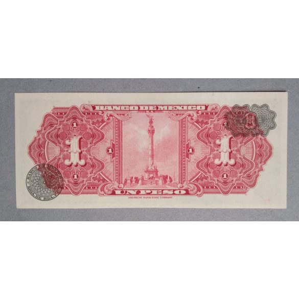 Mexikó 1 Peso 1969 Unc