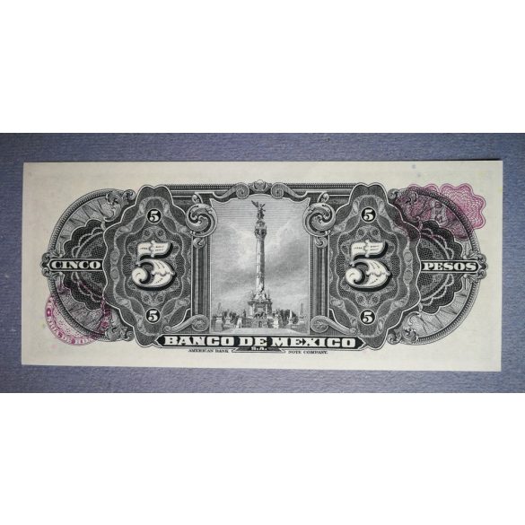 Mexikó 5 pesos 1970 UNC