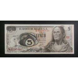 Mexikó 5 Pesos 1971 XF+