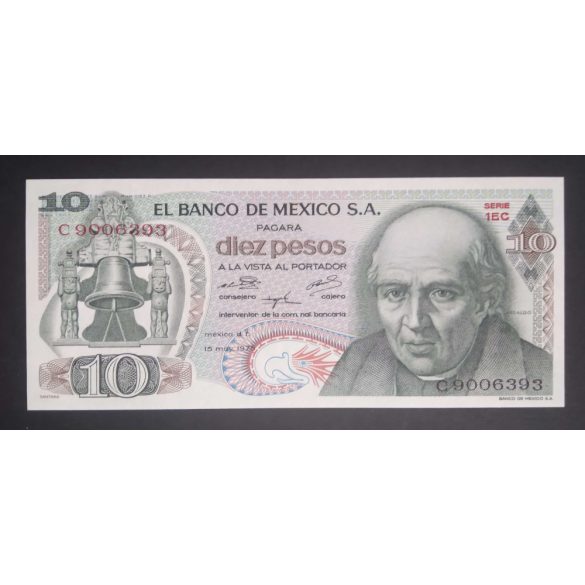 Mexikó 10 Pesos 1975 UNC