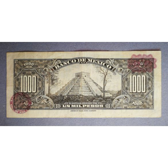 Mexikó 1000 Pesos 1977 F