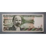 Mexikó 500 Pesos 1982 aUNC barna és piros pecséttel