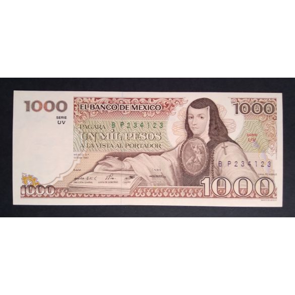 Mexico 1000 Pesos 1983 UNC