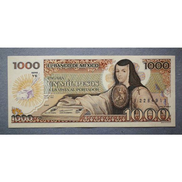 Mexikó 1000 Pesos 1985 UNC