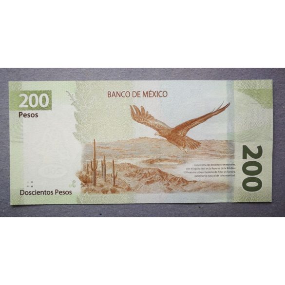 Mexikó 200 Pesos 2019 UNC